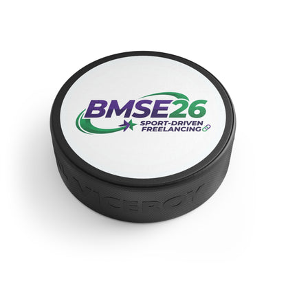 BMSE26 Hockey Puck — Sport-Driven Freelancing Logo Puck