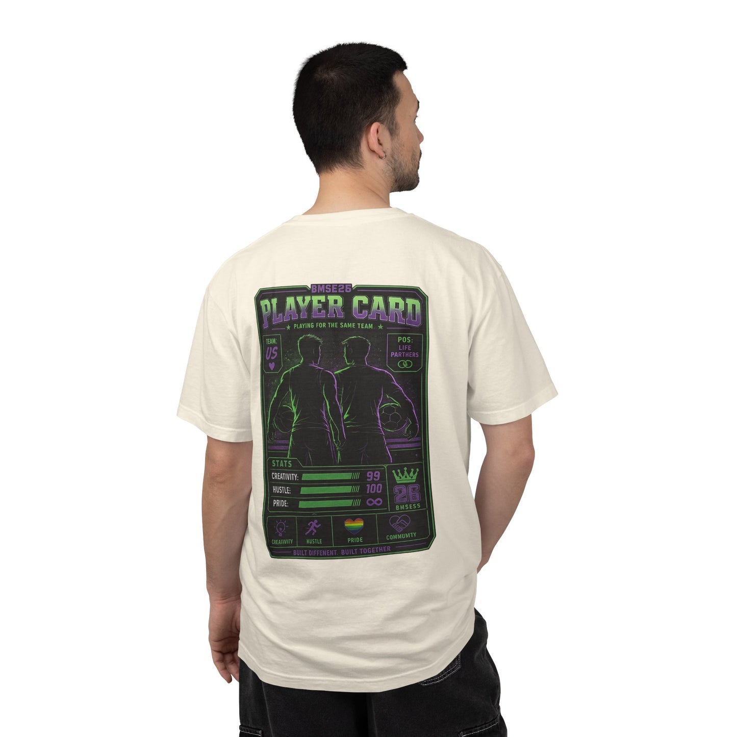 Player Card T-Shirt — BMSE26 Sports Game Graphic Tee