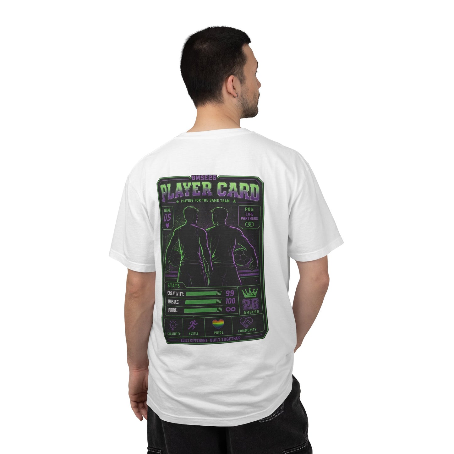 Player Card T-Shirt — BMSE26 Sports Game Graphic Tee