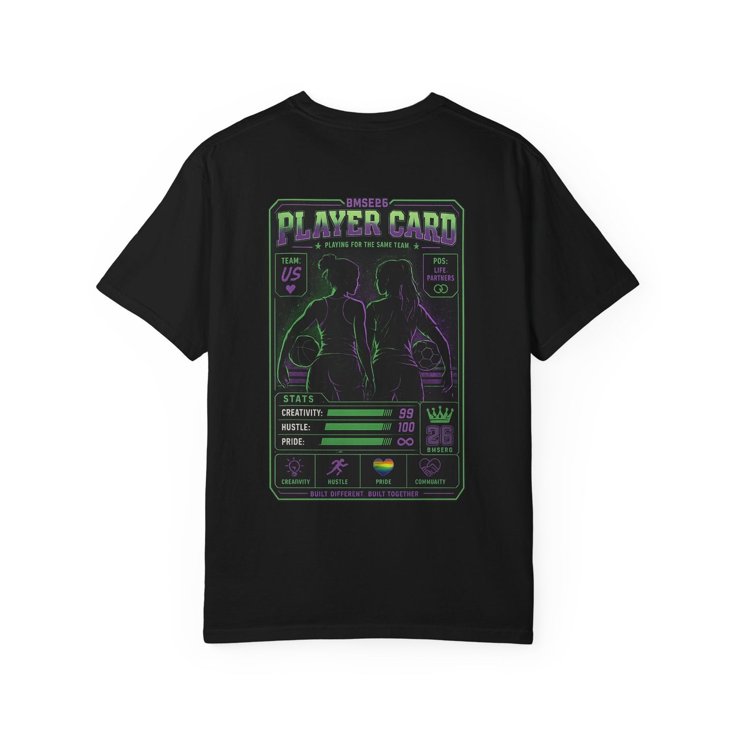 Player Card Graphic T-Shirt — BMSE26 Sports Team Tee