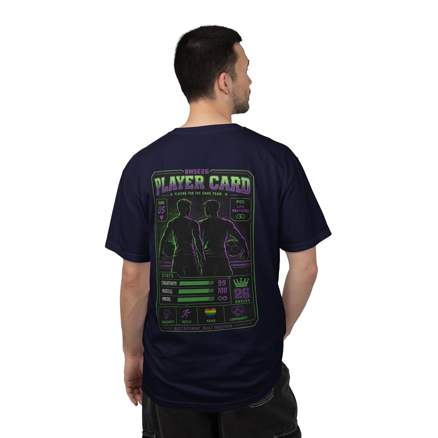 Player Card T-Shirt — BMSE26 Sports Game Graphic Tee