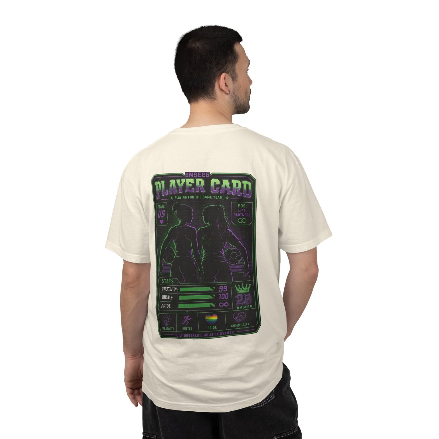 Player Card Graphic T-Shirt — BMSE26 Sports Team Tee