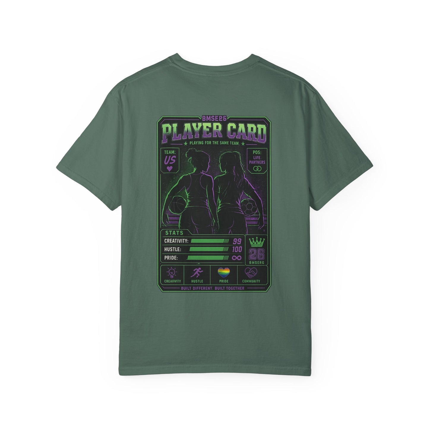 Player Card Graphic T-Shirt — BMSE26 Sports Team Tee