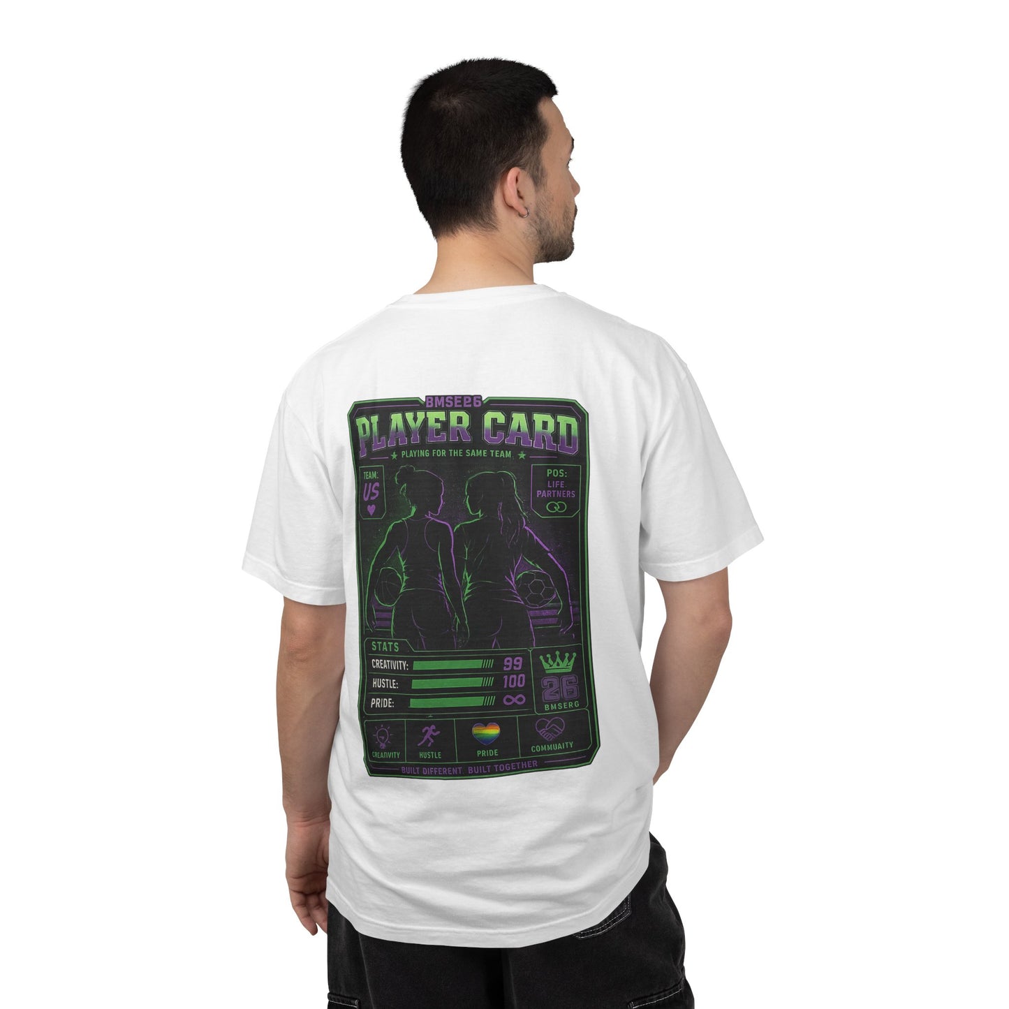 Player Card Graphic T-Shirt — BMSE26 Sports Team Tee