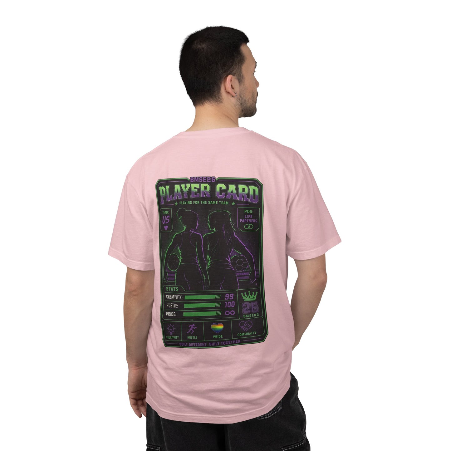 Player Card Graphic T-Shirt — BMSE26 Sports Team Tee