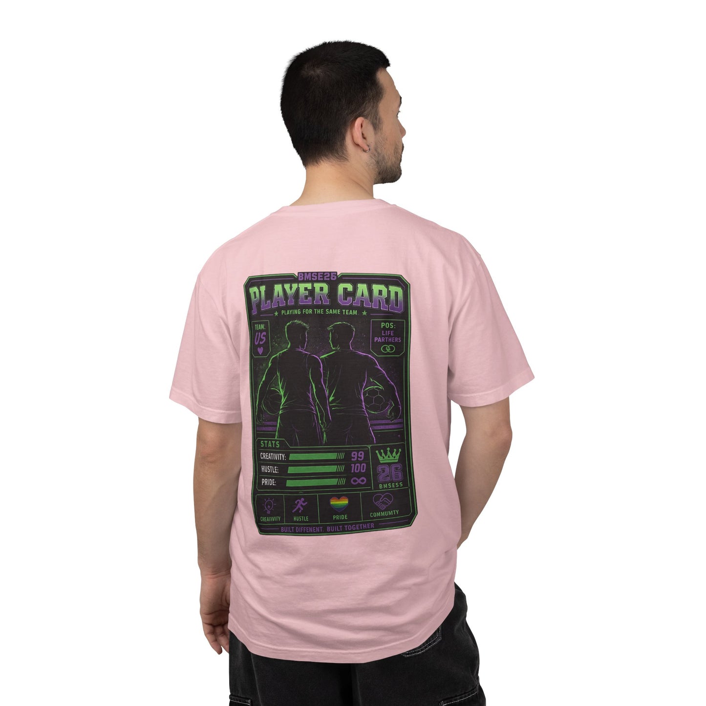 Player Card T-Shirt — BMSE26 Sports Game Graphic Tee