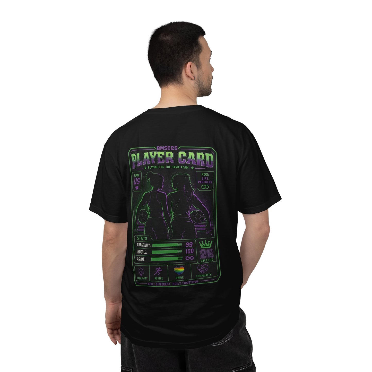 Player Card Graphic T-Shirt — BMSE26 Sports Team Tee