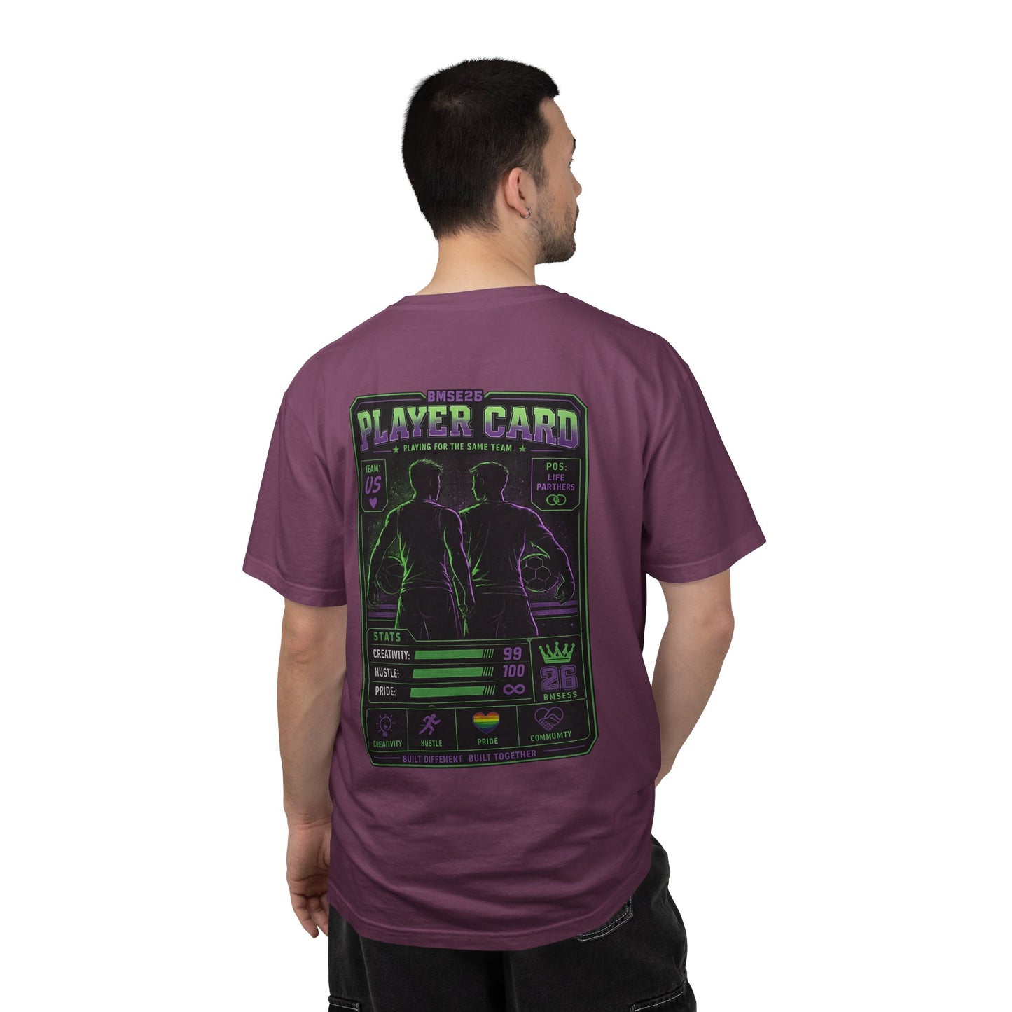 Player Card T-Shirt — BMSE26 Sports Game Graphic Tee