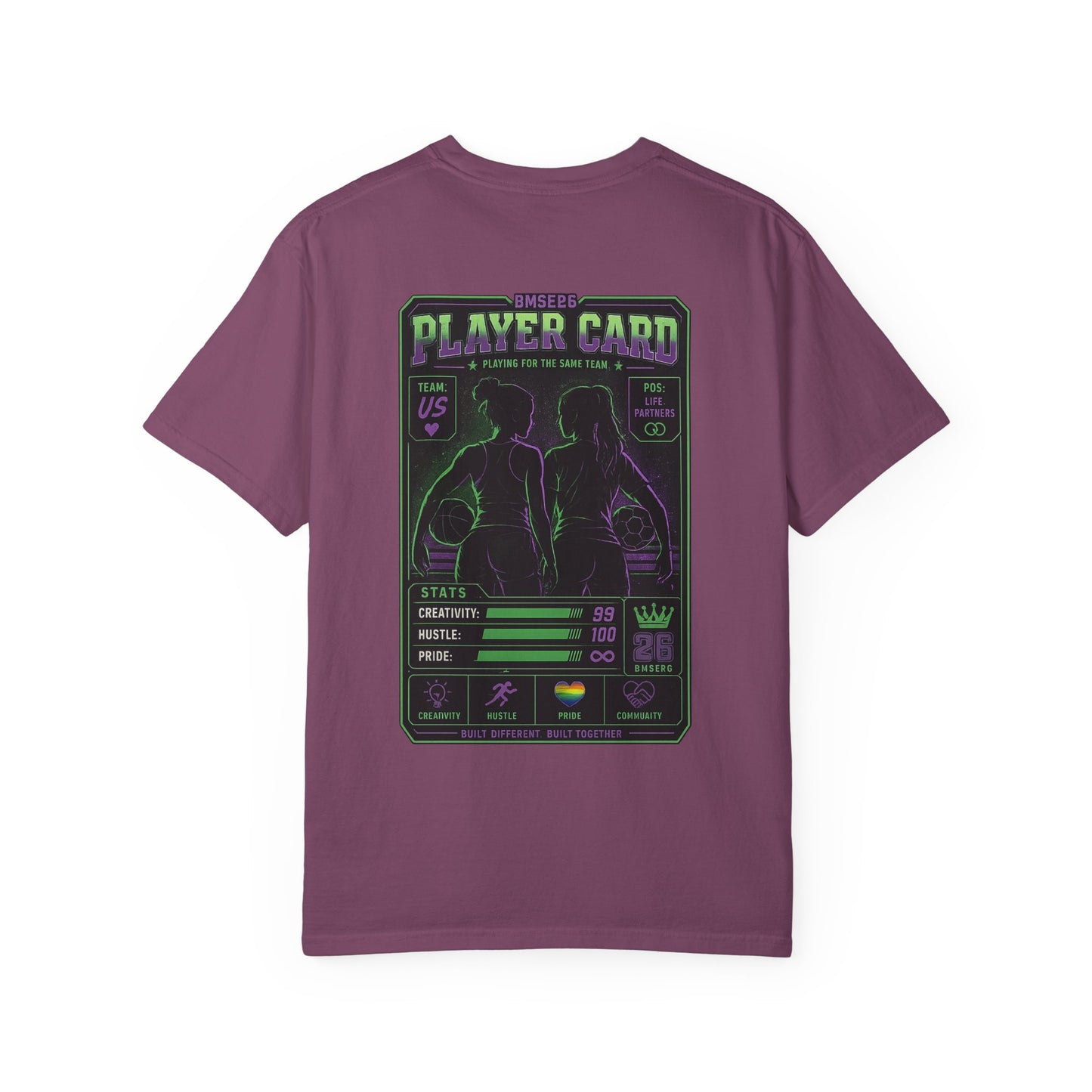 Player Card Graphic T-Shirt — BMSE26 Sports Team Tee