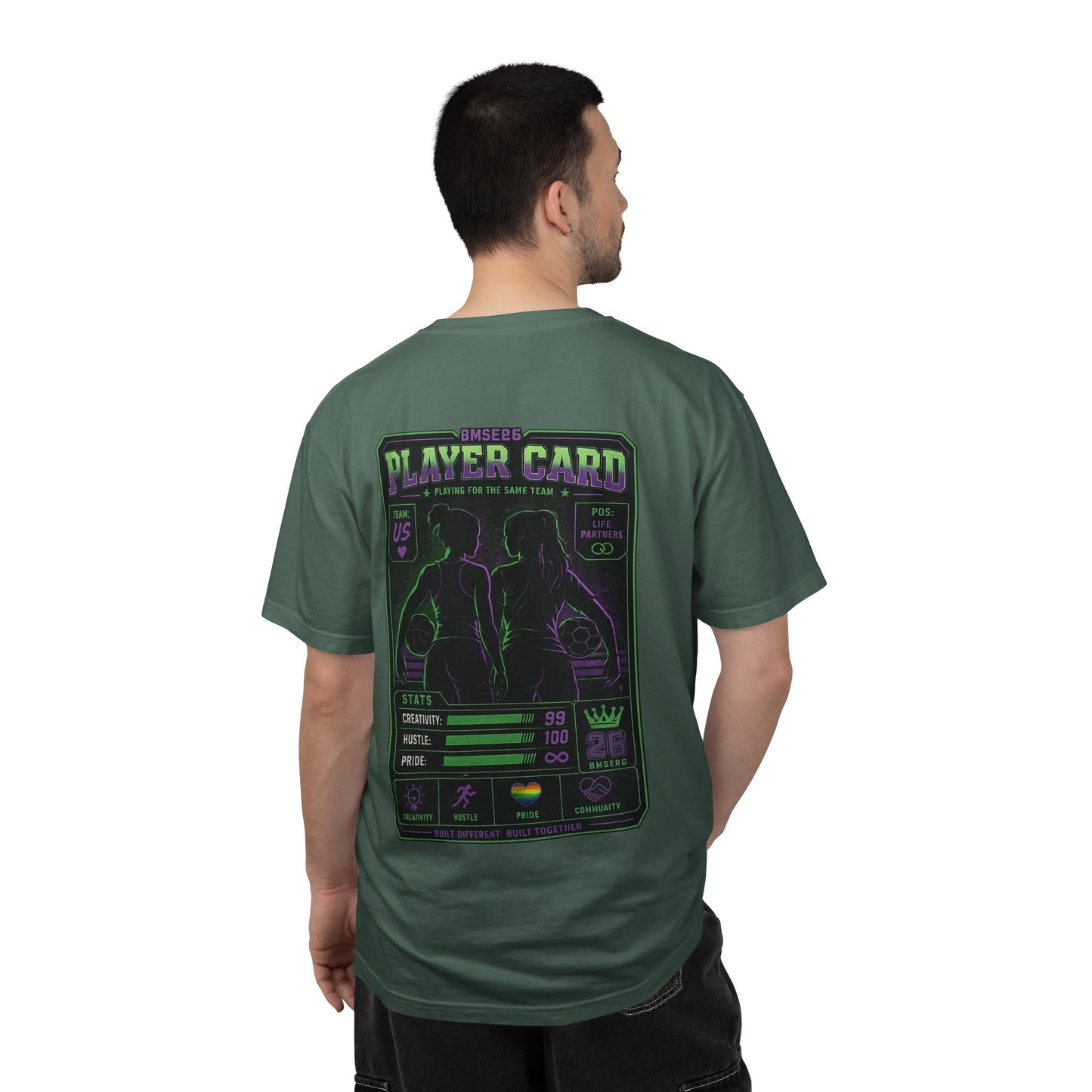 Player Card Graphic T-Shirt — BMSE26 Sports Team Tee