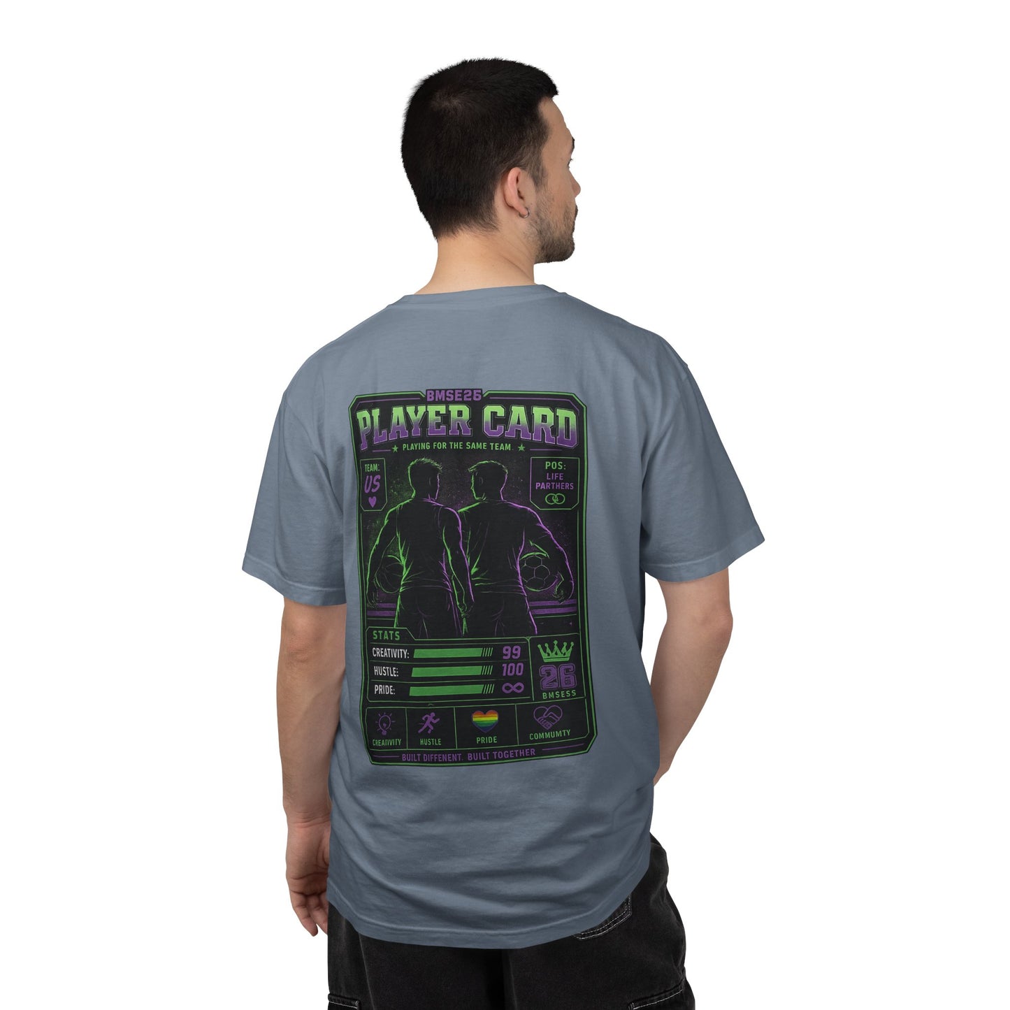 Player Card T-Shirt — BMSE26 Sports Game Graphic Tee